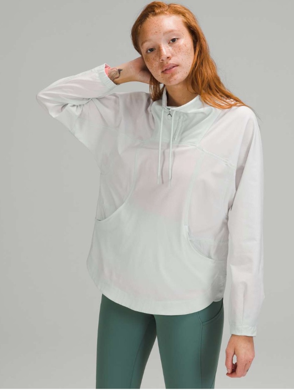 Lululemon Ventlight High Neck Pullover
Heathered Ocean Air size 4